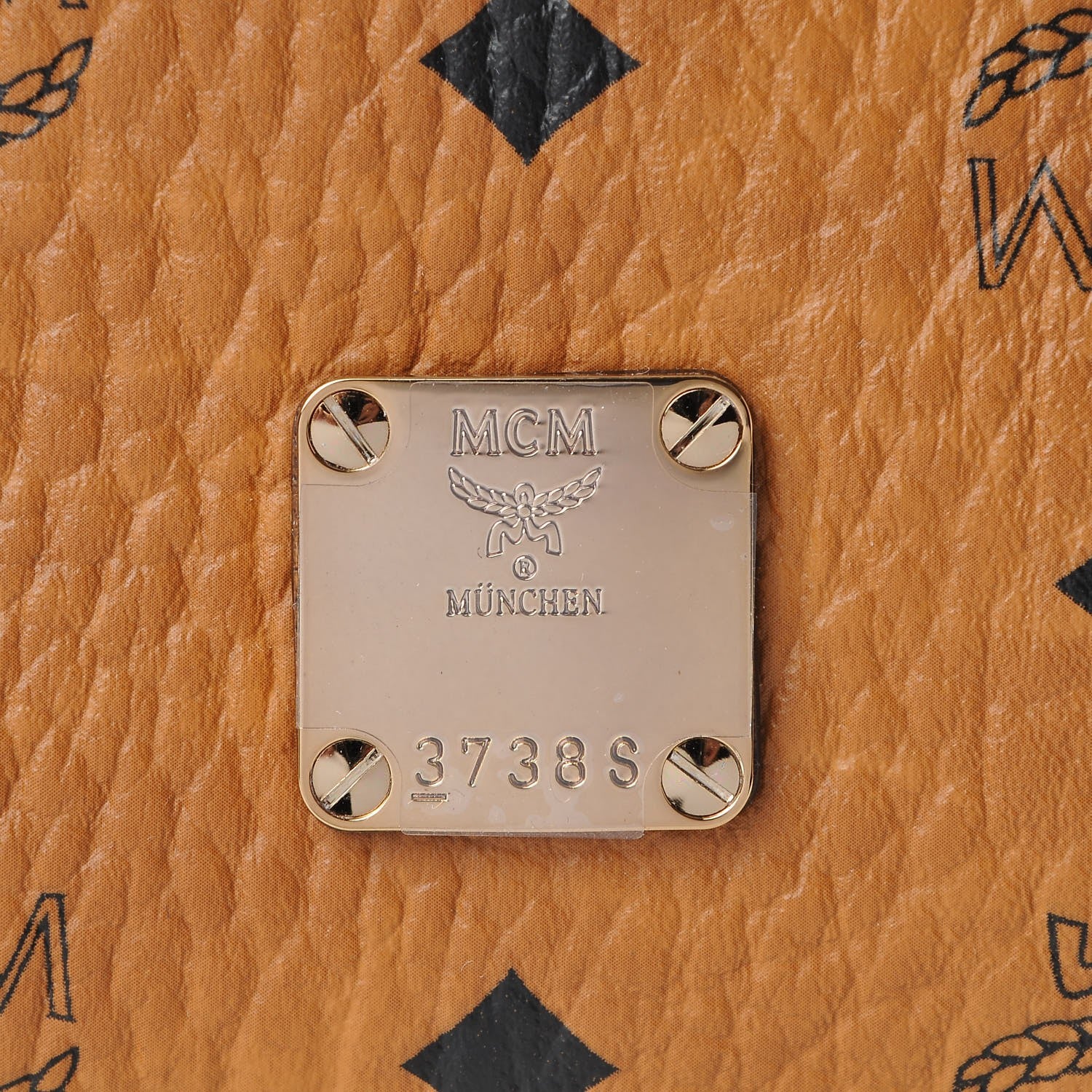 MCM Visetos Large Hobo Cognac 11 of 11