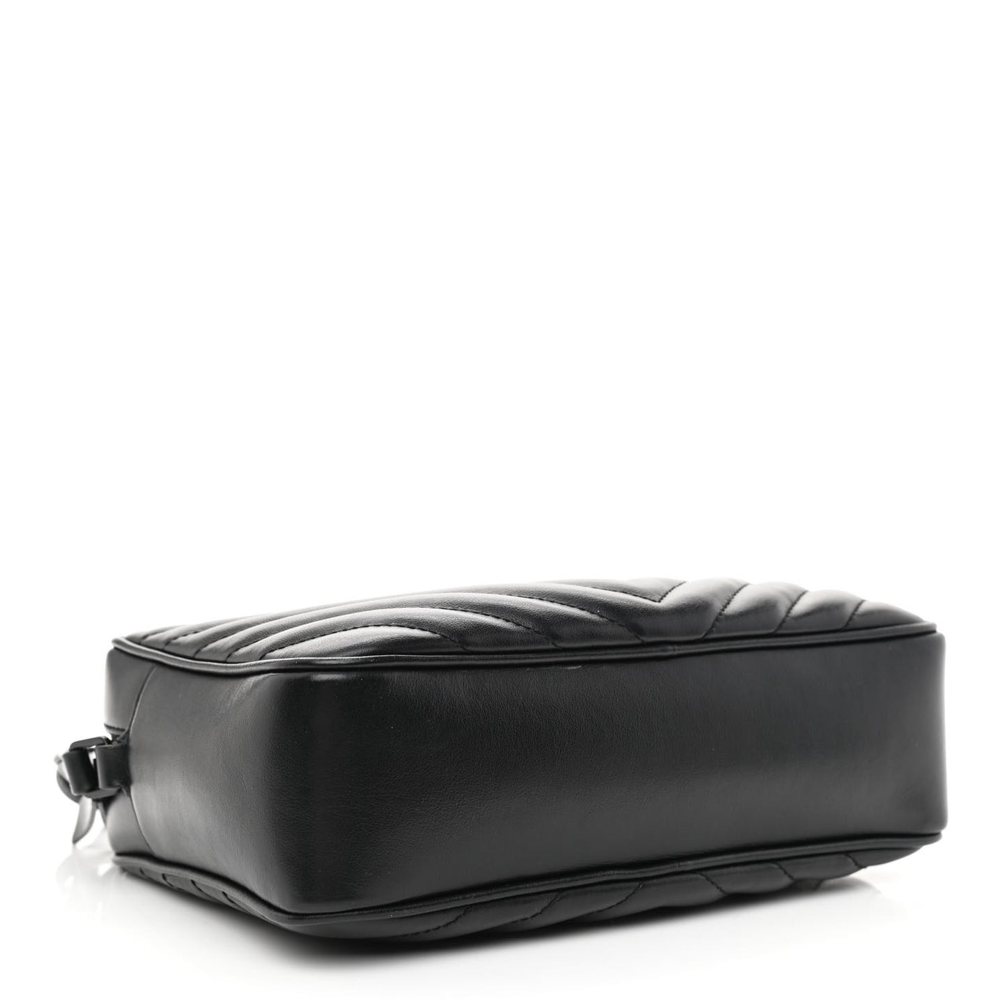 Calfskin Matelasse Monogram Monochrome Lou Camera Bag Black