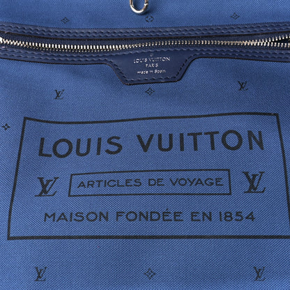 Louis Vuitton Monogram Escale Neverfull MM Blue 6 of 14