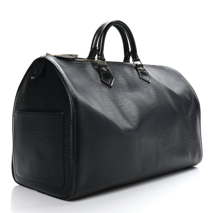 Louis Vuitton Epi Speedy 40 Black 2 of 9