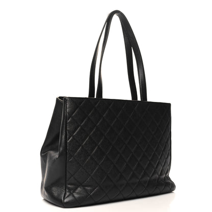 Chanel Caviar Quilted Large Business Affinity Shopping Bag Black 3 of 12