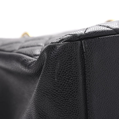 Chanel Caviar Quilted Grand Shopping Tote GST Black 9 of 14