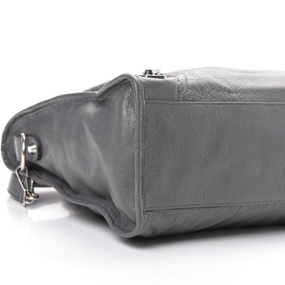 Balenciaga Agneau Silver Metallic Edge Hardware City Gris Cendre 8 of 11