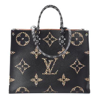 Louis Vuitton Monogram Giant Jungle Onthego GM Black 1 of 10