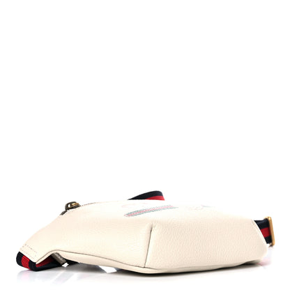 Gucci Grained Calfskin Small Logo Belt Bag White 4 of 10