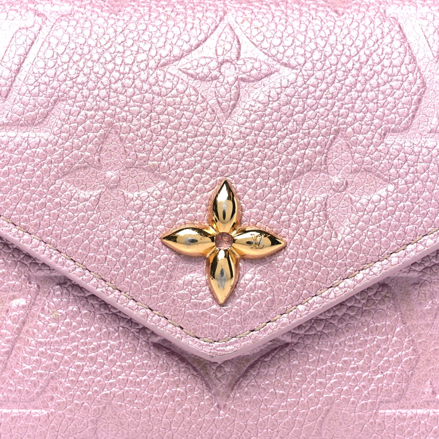 Empreinte Monogram Flower Victorine Wallet Pearly Lilac