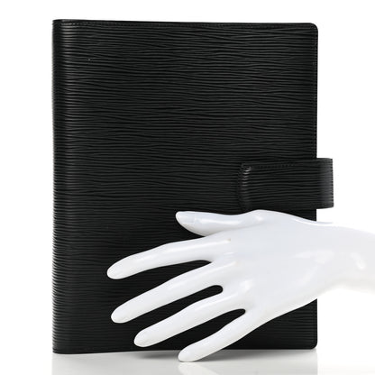 Louis Vuitton Epi Large Ring Agenda Black 2 of 8