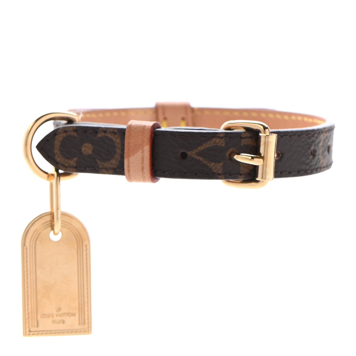 Monogram Baxter Dog Collar PM