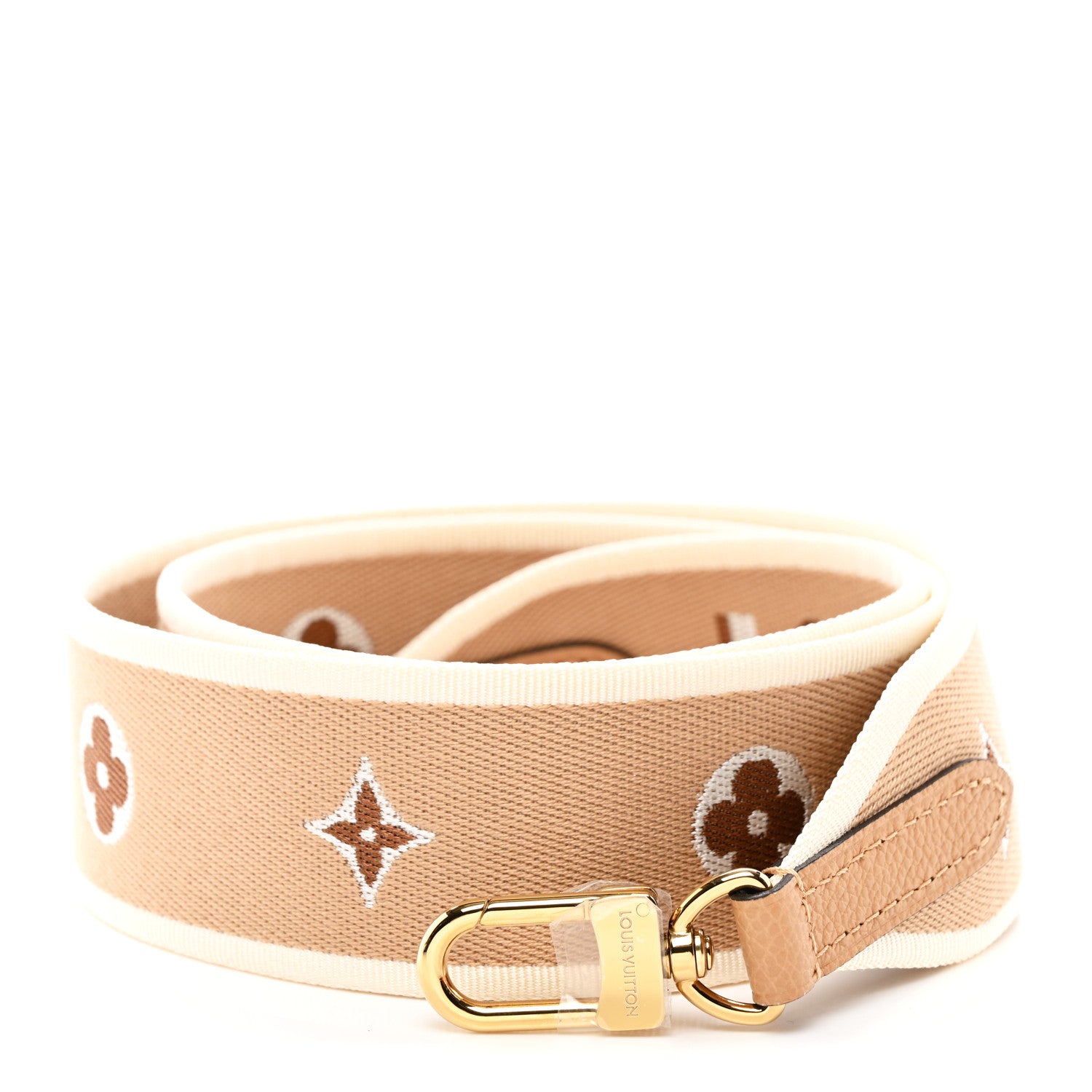 Louis Vuitton Jacquard Speedy Bandouliere 20 Shoulder Strap Beige 1 of 3