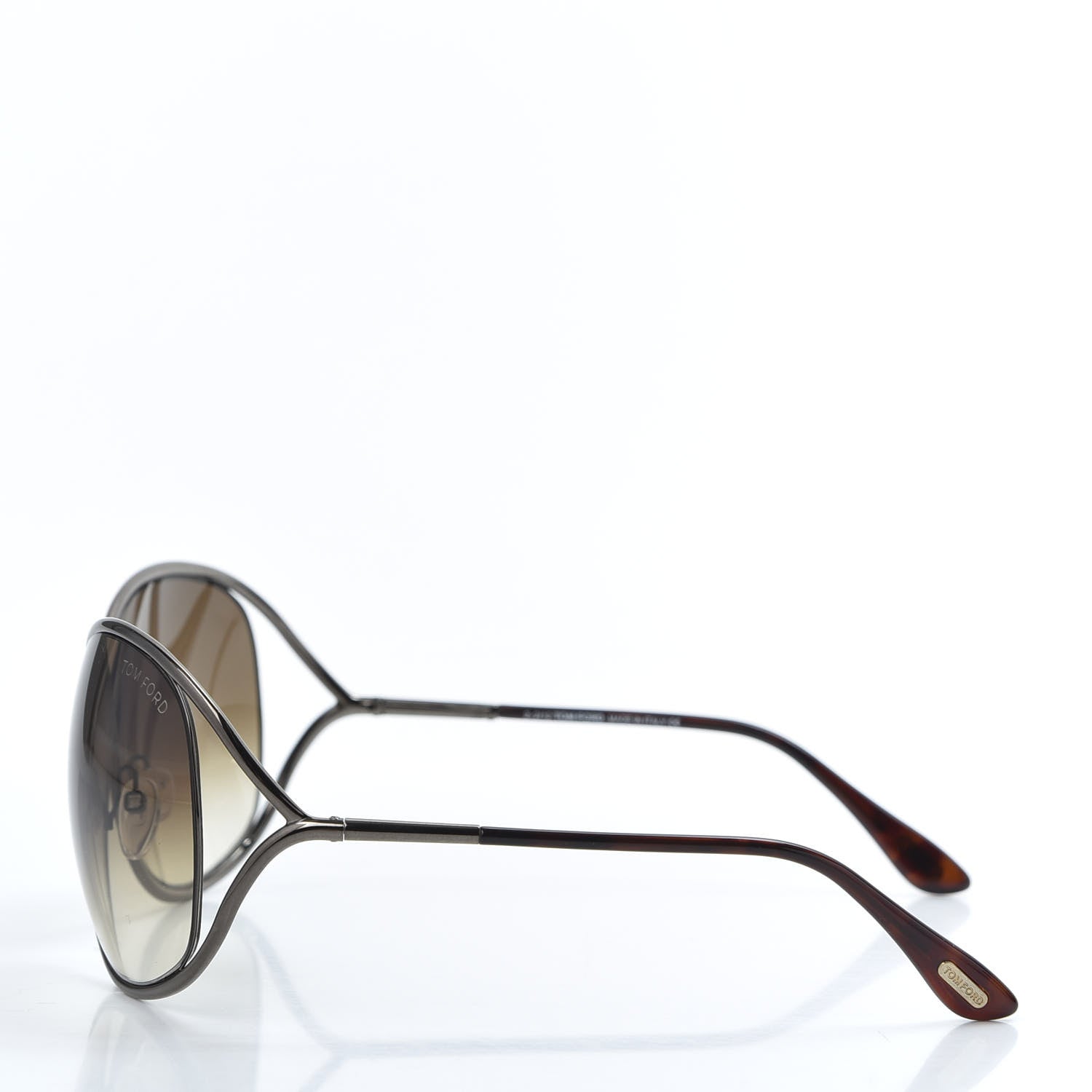 Tom Ford Miranda Crossover Sunglasses TF130 Shiny Bronze 3 of 8