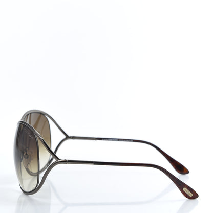 Tom Ford Miranda Crossover Sunglasses TF130 Shiny Bronze 3 of 8