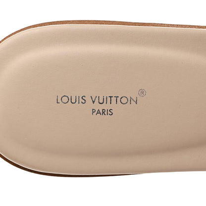 Louis Vuitton Calfskin LV Capri Flat Sandals 40 Pebble 7 of 9