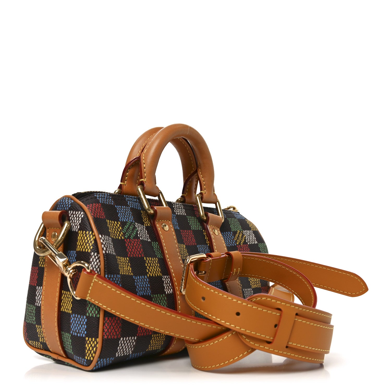 Louis Vuitton LV Vers Damier Ebene Keepall Bandouliere 25 3 of 9