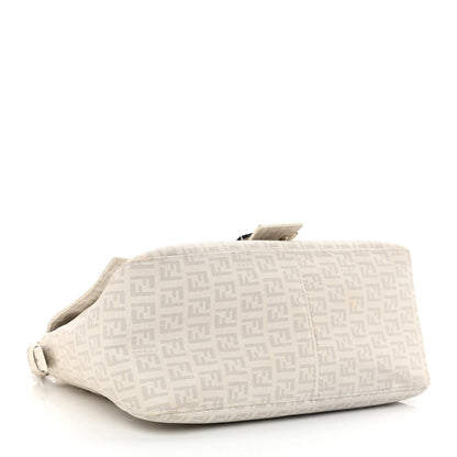 Fendi Zucchino Spalmati Forever Mama Baguette White 4 of 12