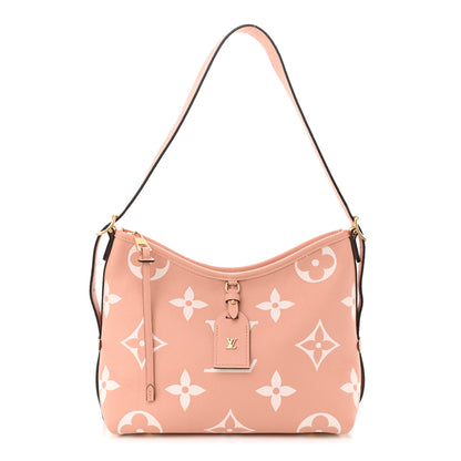 Louis Vuitton Empreinte Monogram Giant CarryAll PM Trianon Pink Cream 1 of 9