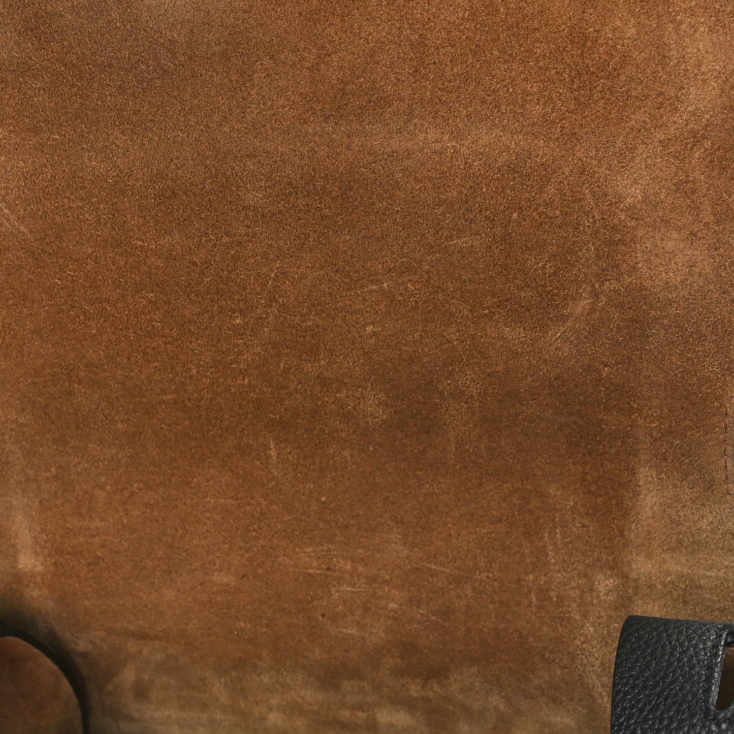 Grained Calfskin Small Gate Crossbody Bag Pecan Black