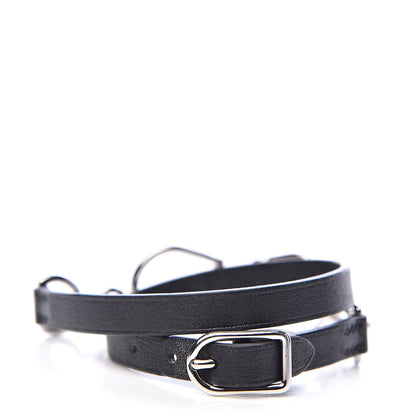 Hermes Swift Etrier Double Tour Bracelet T3 Black 3 of 7
