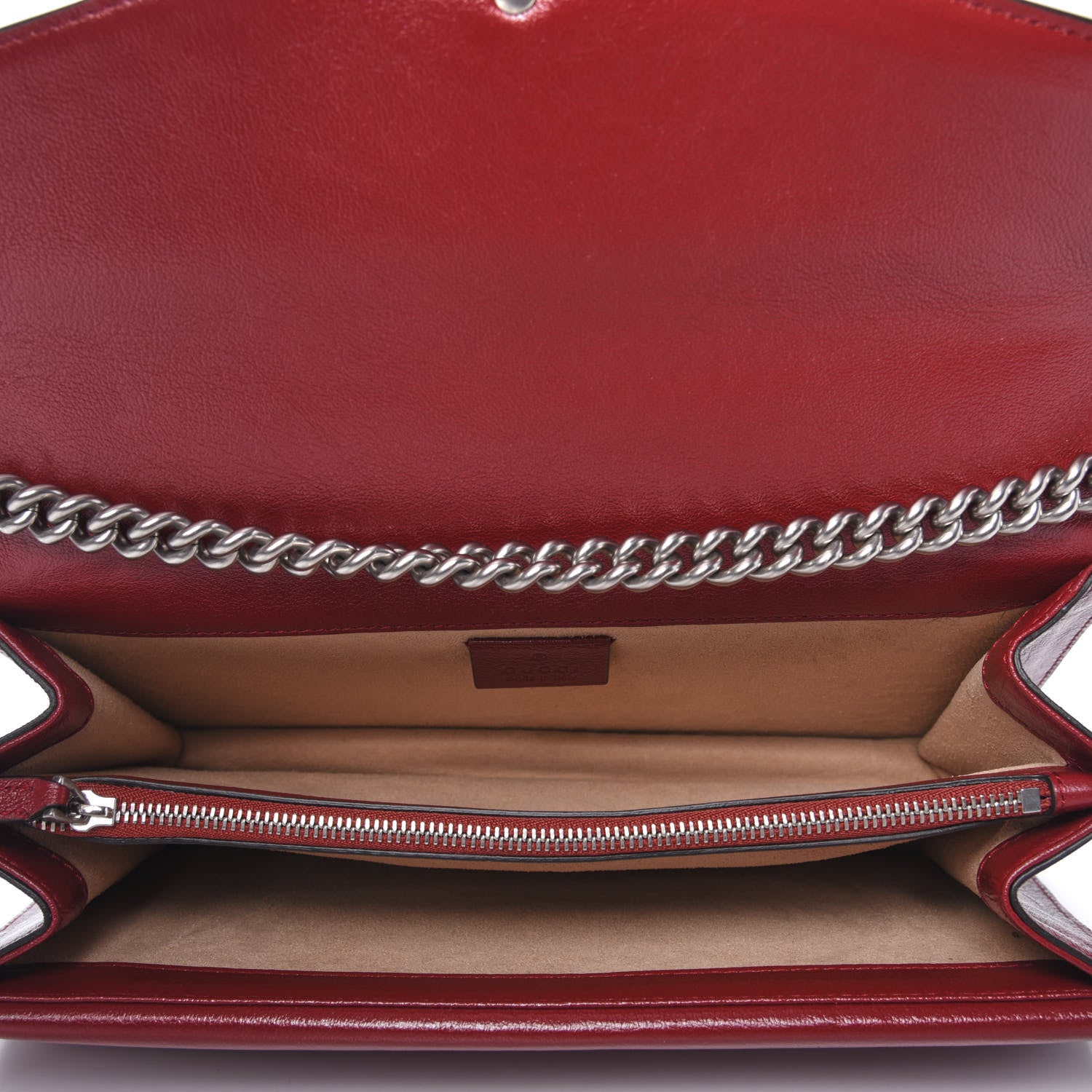 Gucci Tweed GG Monogram Small Dionysus Shoulder Bag Black White Romantic Cherry 5 of 9
