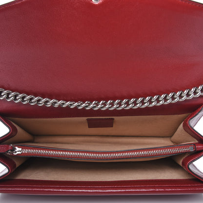 Gucci Tweed GG Monogram Small Dionysus Shoulder Bag Black White Romantic Cherry 5 of 9