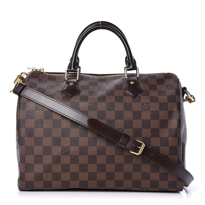 Louis Vuitton Damier Ebene Speedy Bandouliere 30 1 of 13