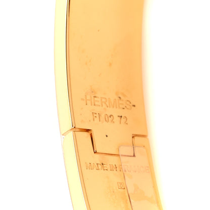 Hermes Matte Enamel Narrow Clic Clac HH Bracelet T5 Black 4 of 5