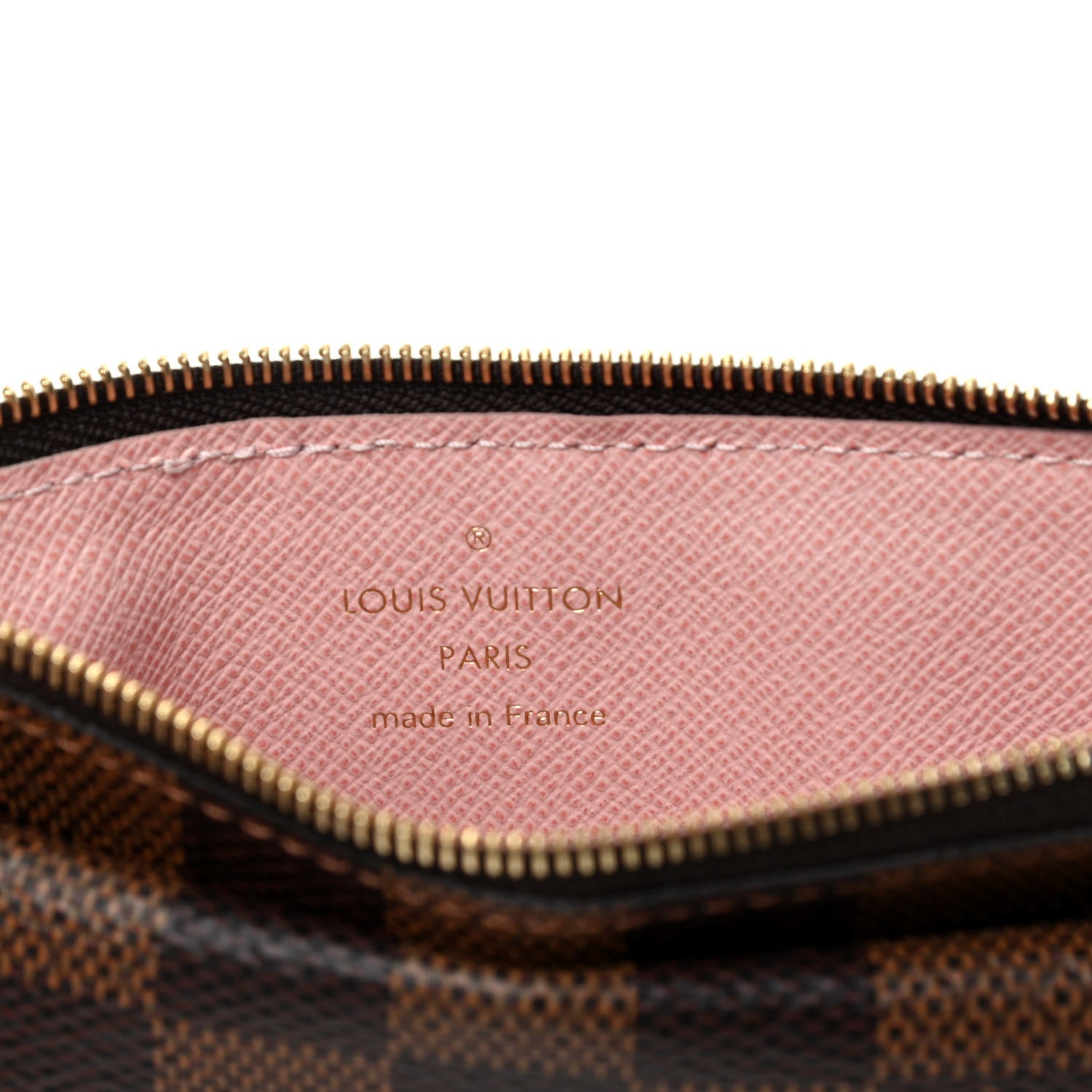 Louis Vuitton Damier Ebene Recto Verso Card Holder Rose Ballerine 6 of 7