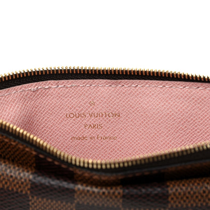 Louis Vuitton Damier Ebene Recto Verso Card Holder Rose Ballerine 6 of 7