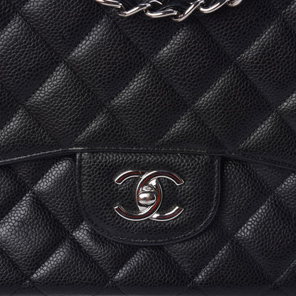 Chanel Caviar Quilted Jumbo Single Flap Black 10 of 10