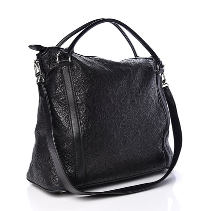 Louis Vuitton Monogram Lambskin Antheia Ixia MM Black 3 of 11