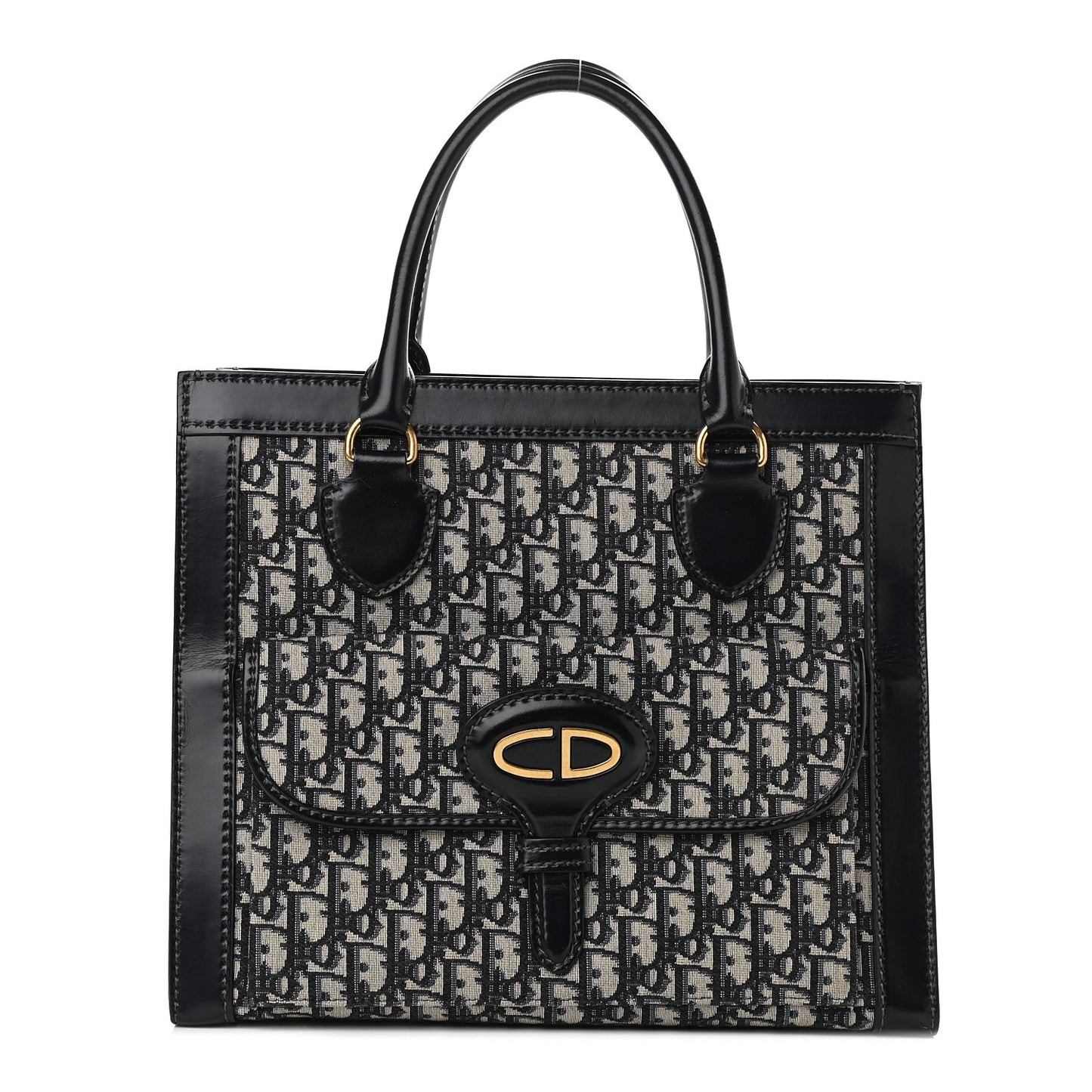 Oblique Tote Bag Blue