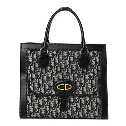 Christian Dior Oblique Tote Bag Blue 1 of 10