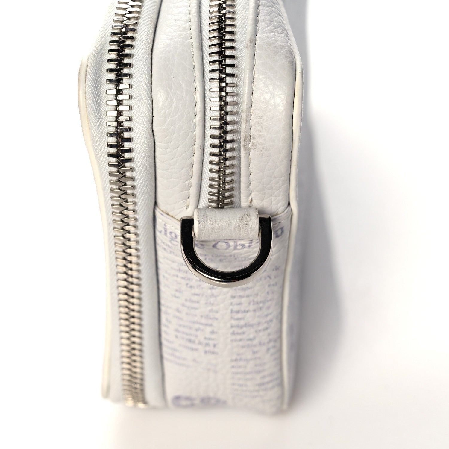 Christian Dior X DANIEL ARSHAM Grained Calfskin Newspaper Messenger White 10 of 10