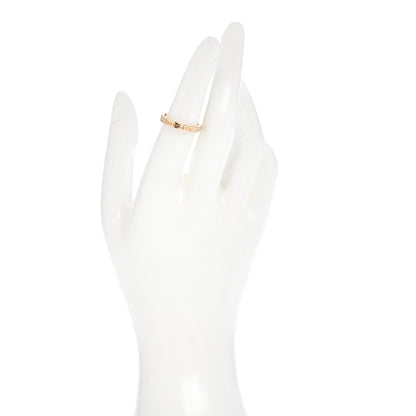 Tiffany 18K Yellow Gold Diamond Logo Band Ring 52 6 2 of 4