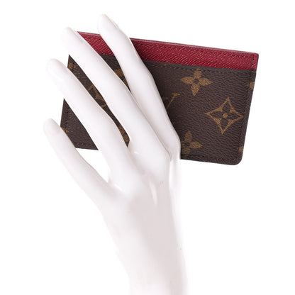 Louis Vuitton Monogram Card Holder Fuchsia 2 of 8