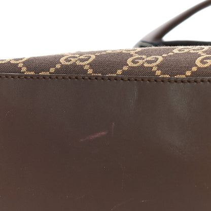 Gucci Monogram Shoulder Bag Dark Brown 6 of 11