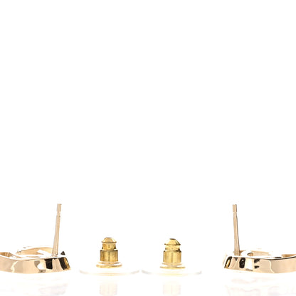 Chanel Metal CC Heart Coco In Love Earrings Gold 3 of 5