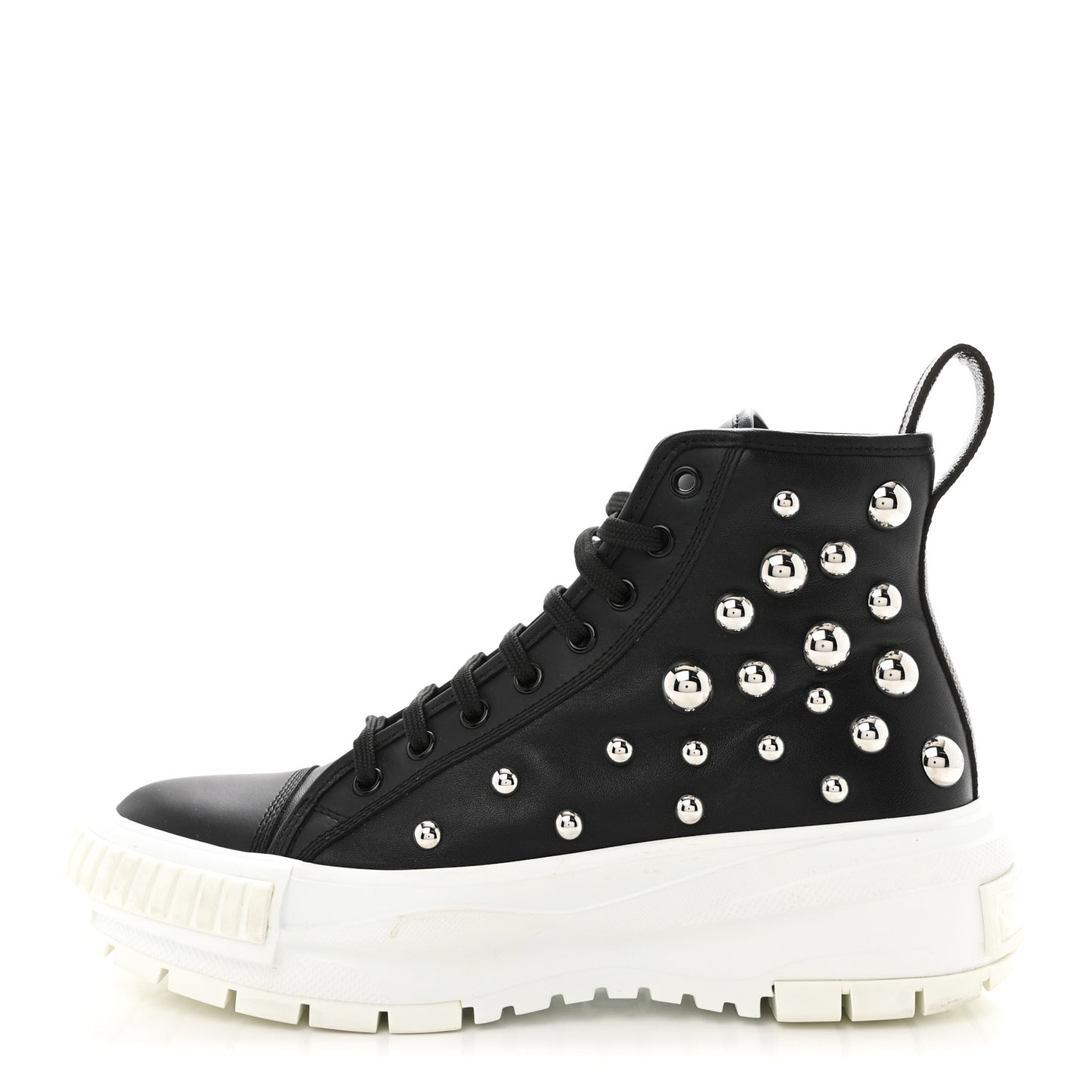 LV X YK Lambskin Squad Sneaker Boot 38 Black