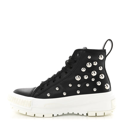 Louis Vuitton LV X YK Lambskin Squad Sneaker Boot 38 Black 1 of 11