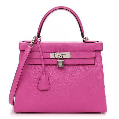 Hermes Taurillon Clemence Kelly Retourne 28 Magnolia 1 of 10