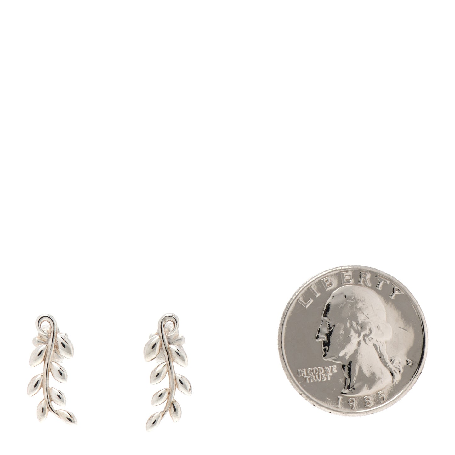 Sterling Silver Paloma Picasso Olive Leaf Climber Earrings