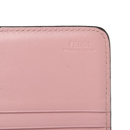 Fendi Vitello Elite Century Hypnoteyes Studded Continental Wallet Bubblegum Multicolor 6 of 15