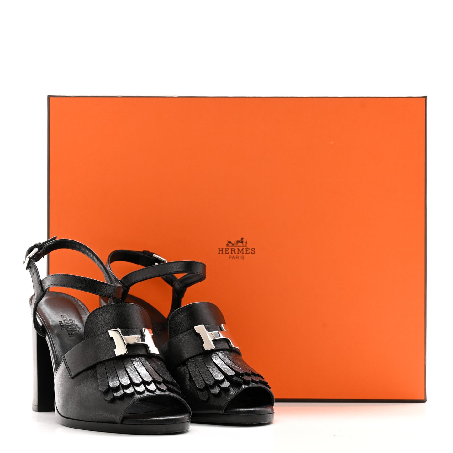Goatskin Alesia Sandals 37.5 Black
