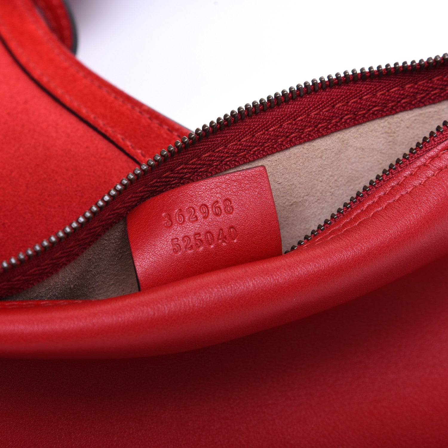 Gucci Soft Suede Web Large Jackie Hobo Red 9 of 15