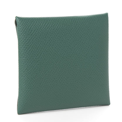 Hermes Epsom Bastia Coin Purse Malachite 2 of 6
