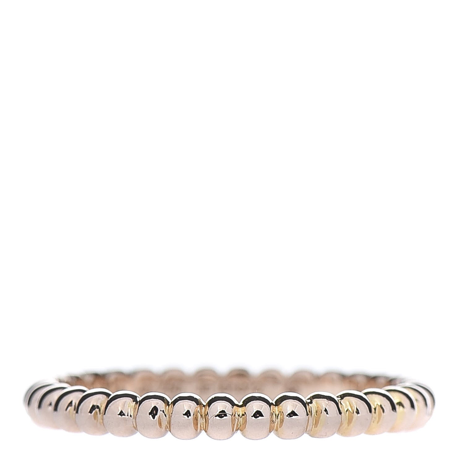 Van Cleef & Arpels 18K Rose Gold Small Perlee Ring 48 4.5 1 of 5