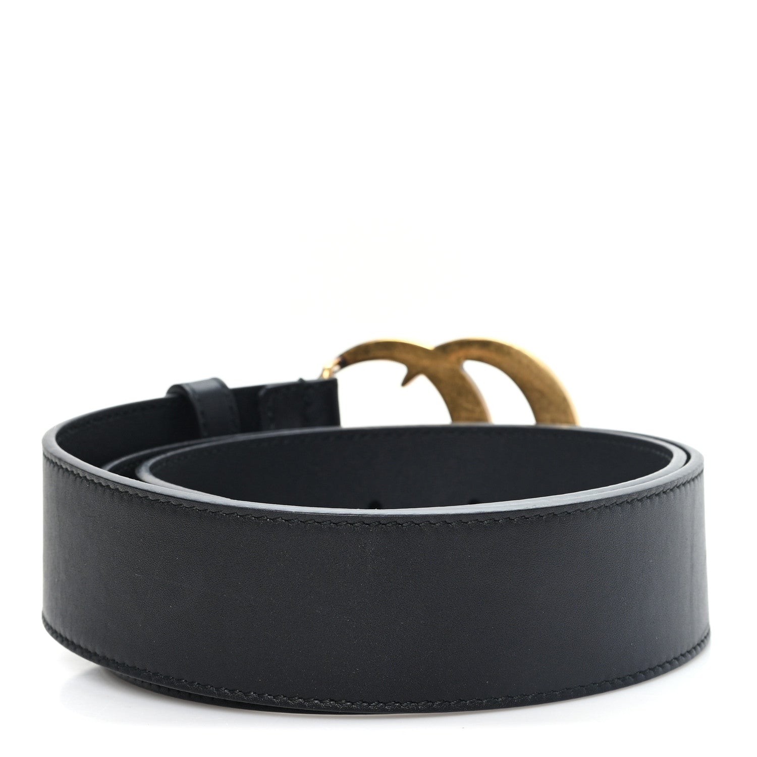 Gucci Calfskin Double G 40mm Belt 80 32 Black 2 of 4