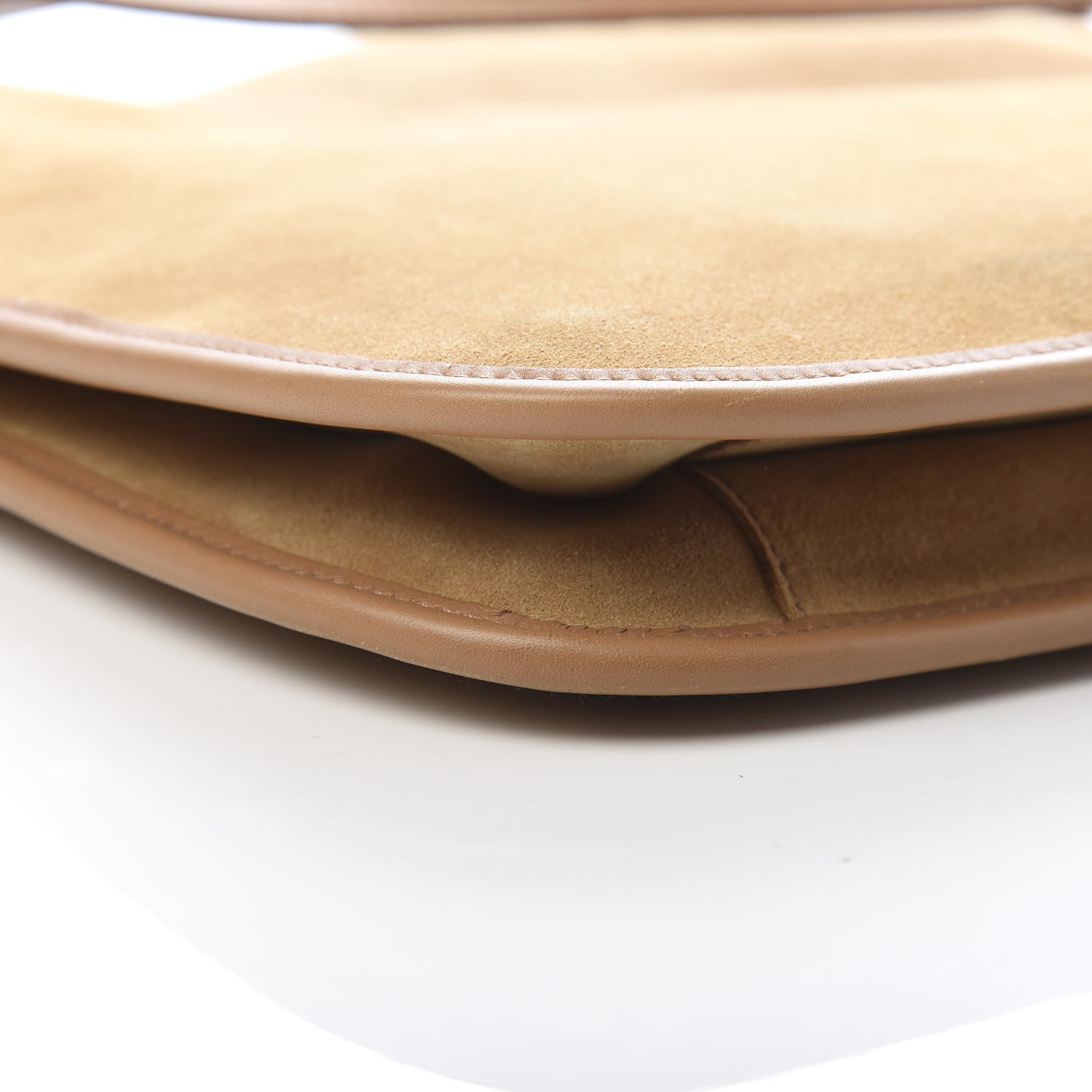 Gucci Suede Shoulder Bag Brown 9 of 12