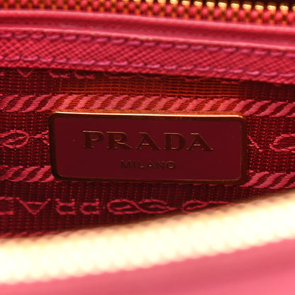 Prada Saffiano Small Galleria Double Zip Tote Peonia 6 of 13