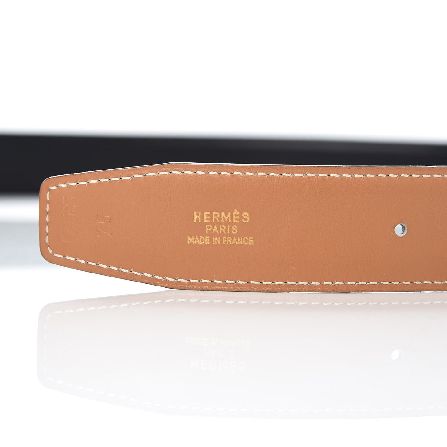 Box Chamonix 32mm H Belt 75 Black Gold