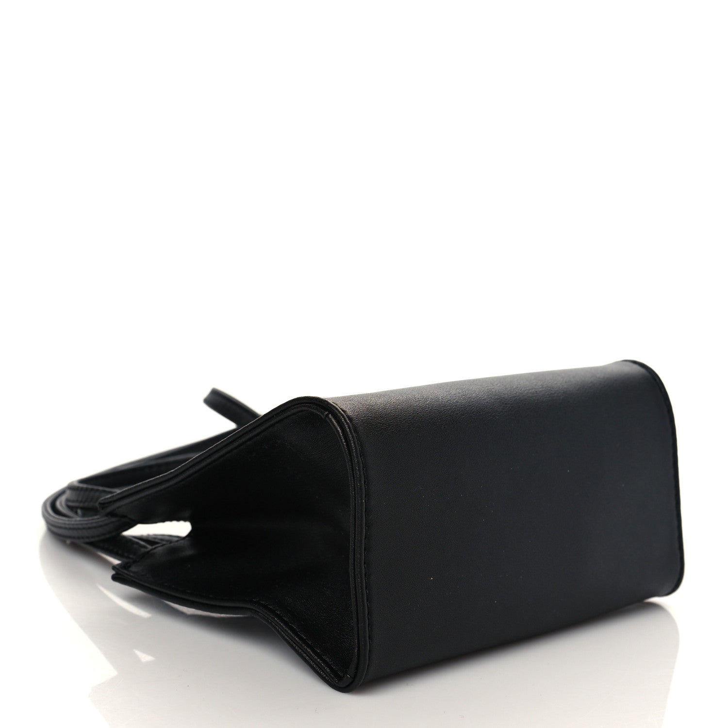 Telfar Vegan Leather Small Shopping Bag Black 4 of 9